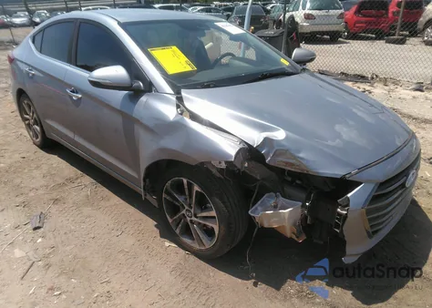 2017 Hyundai Elantra Limited from USA, damaged, VIN 5NPD84LF5HH059013